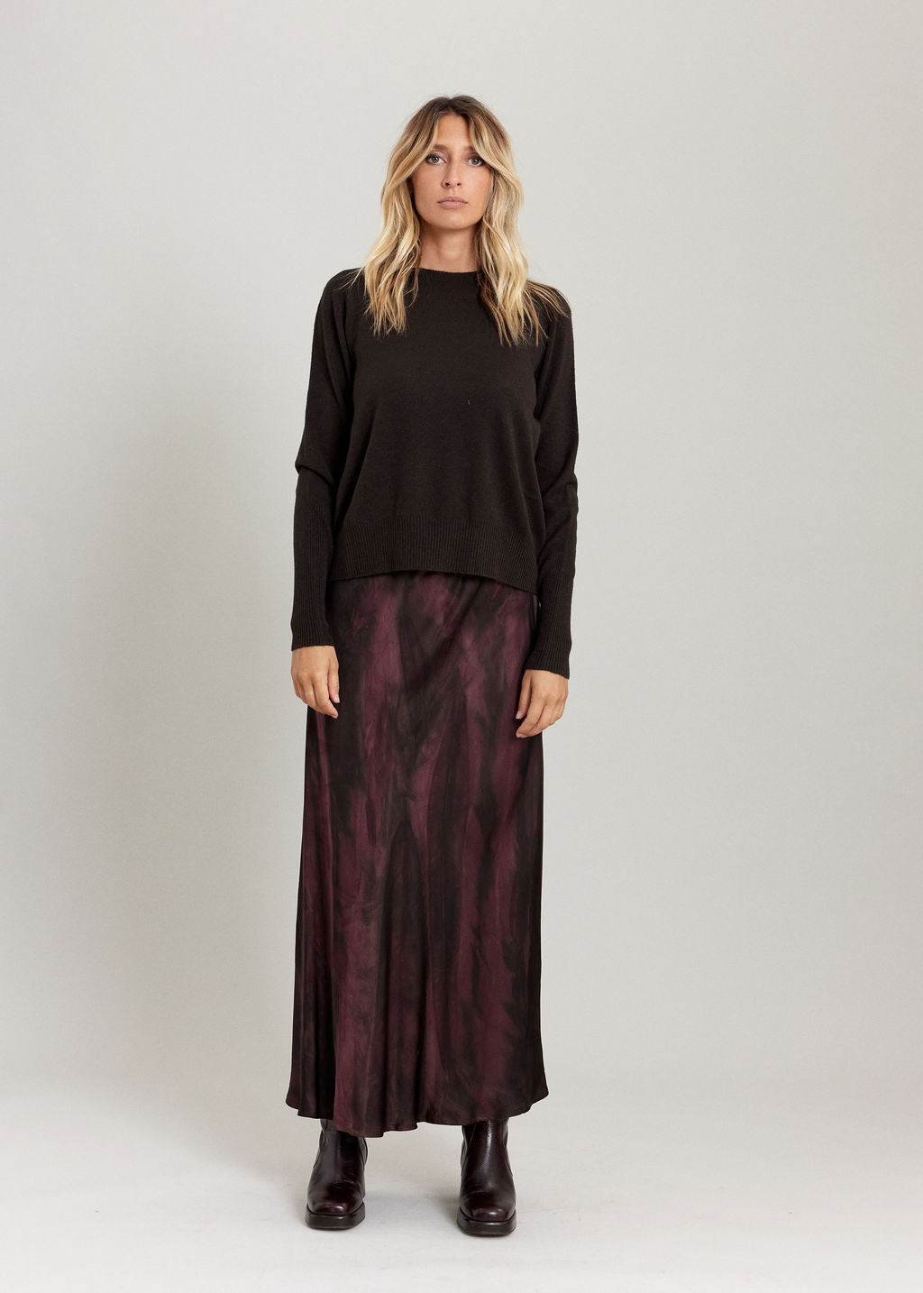 JUPE FITTÉE EN TIE AND DYE RIZZO ETNA
