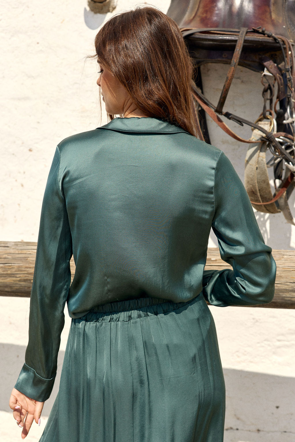 TOP FITTÉ SLOANE GREEN