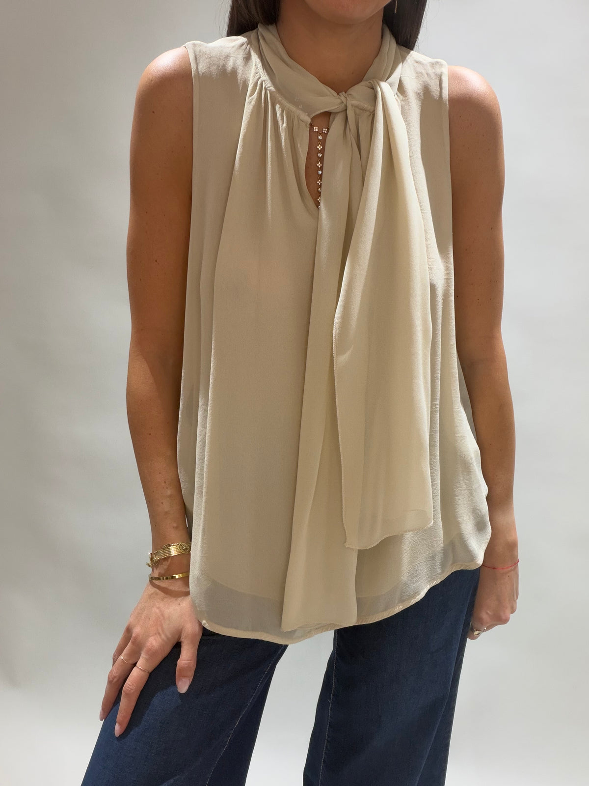 TOP SANS MANCHES BAILEY CREME