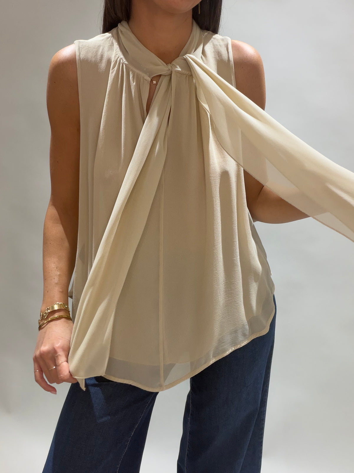 TOP SANS MANCHES BAILEY CREME