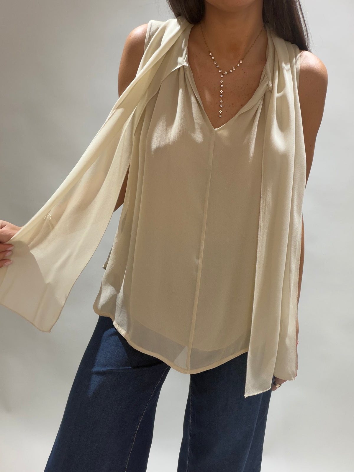 TOP SANS MANCHES BAILEY CREME