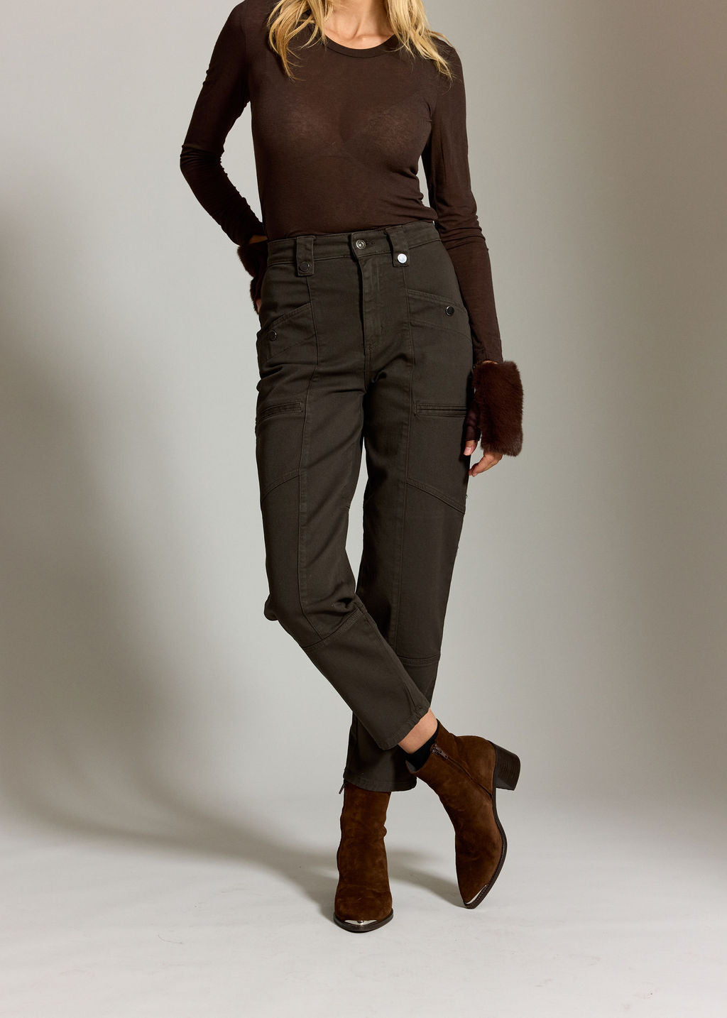 PANTALON MOM DIEGO CAFE
