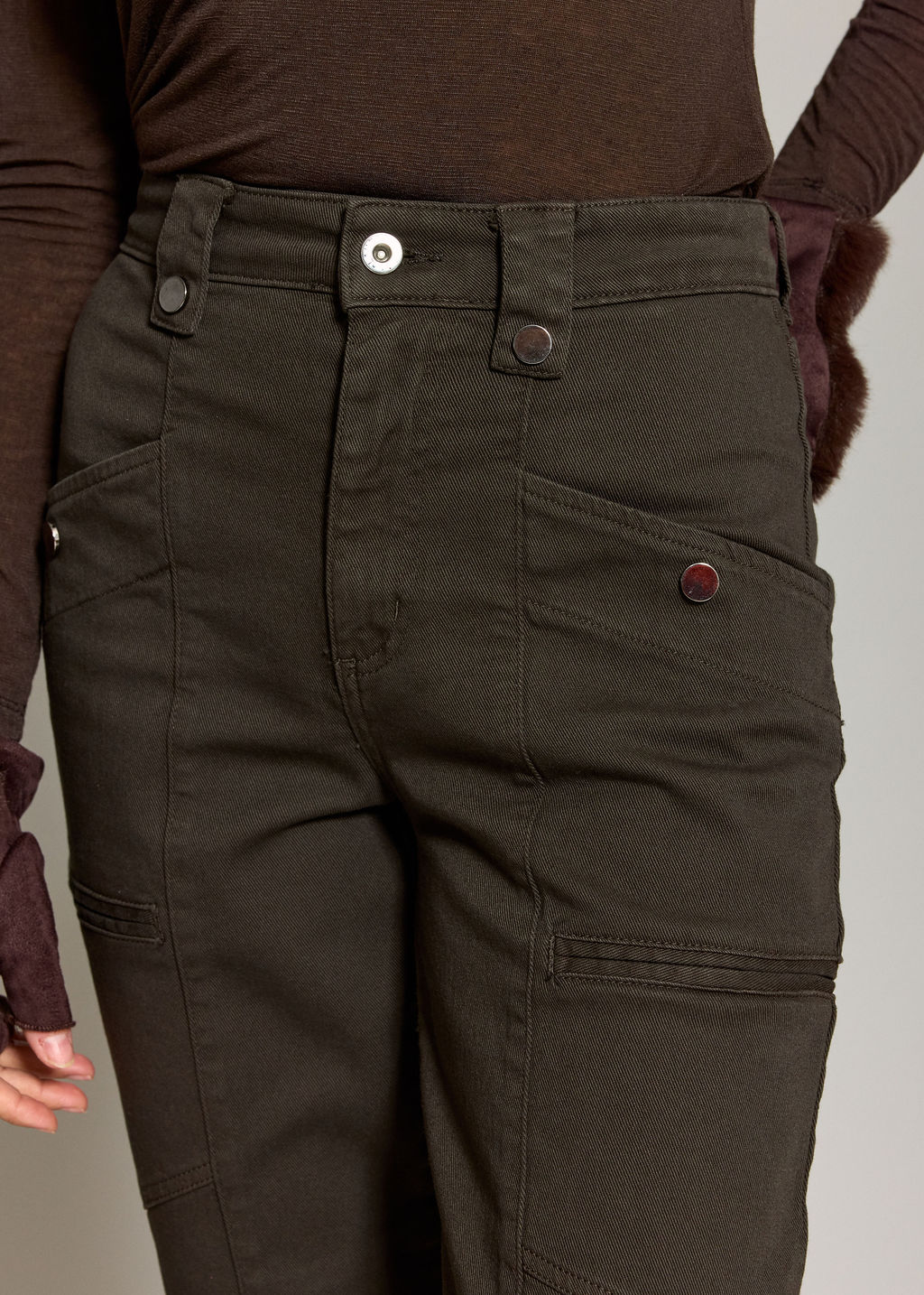 PANTALON MOM DIEGO CAFE
