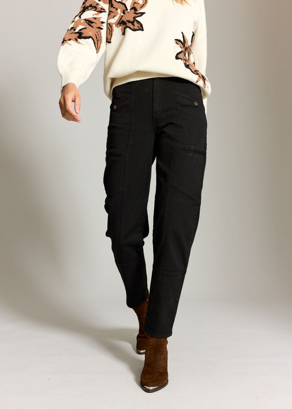 PANTALON MOM DIEGO NOIR