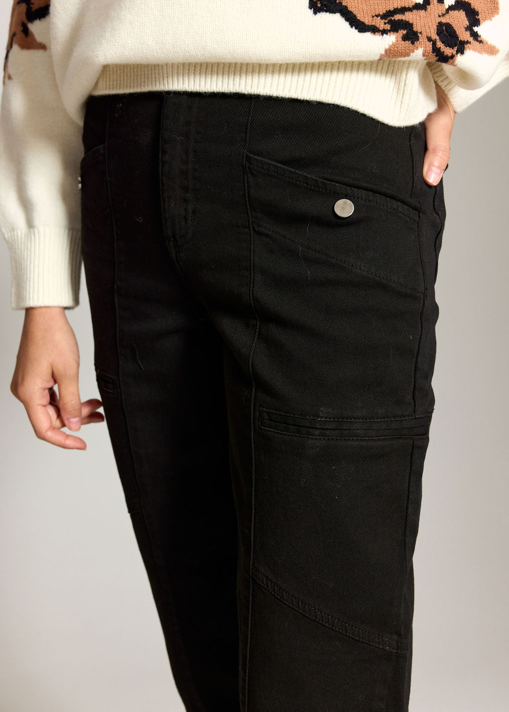PANTALON MOM DIEGO NOIR