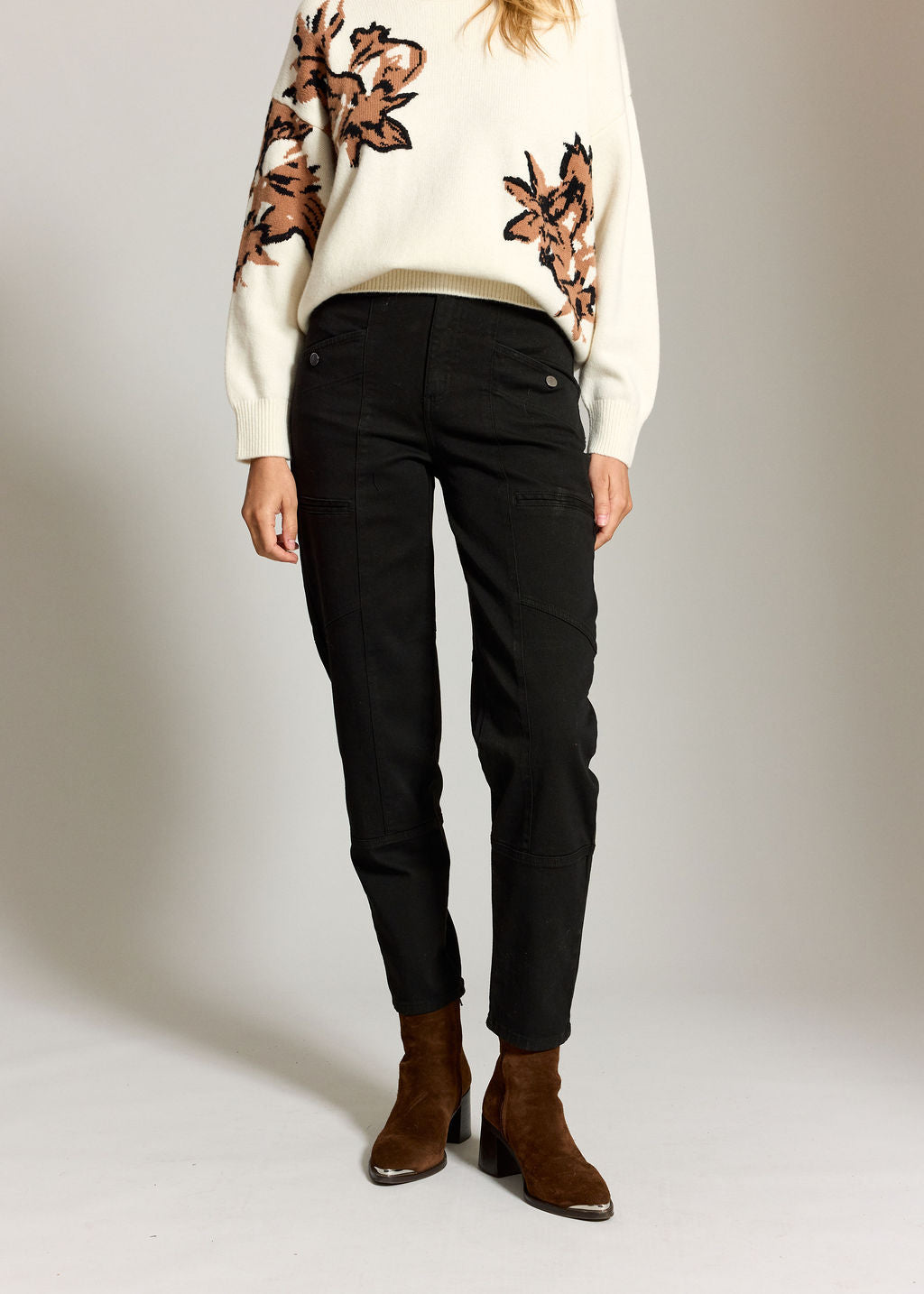 PANTALON MOM DIEGO NOIR