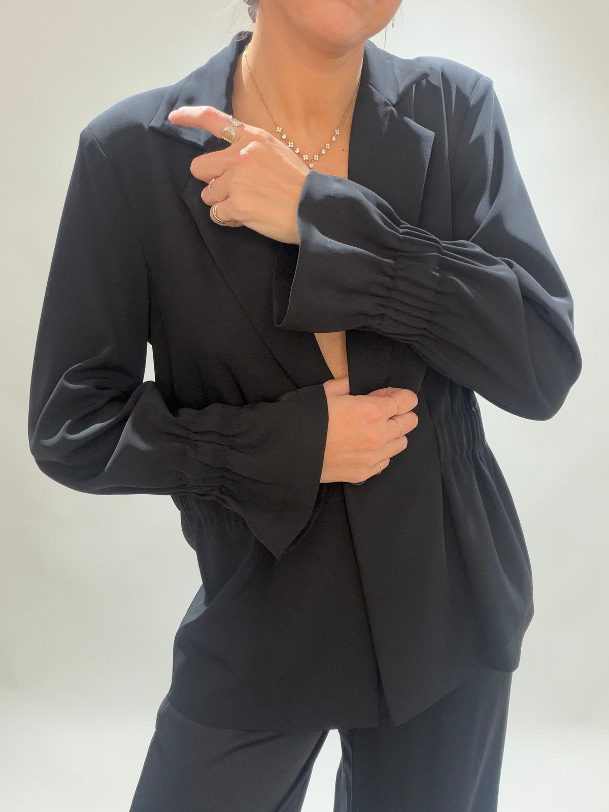 VESTE FLUIDE VALLEY NOIR