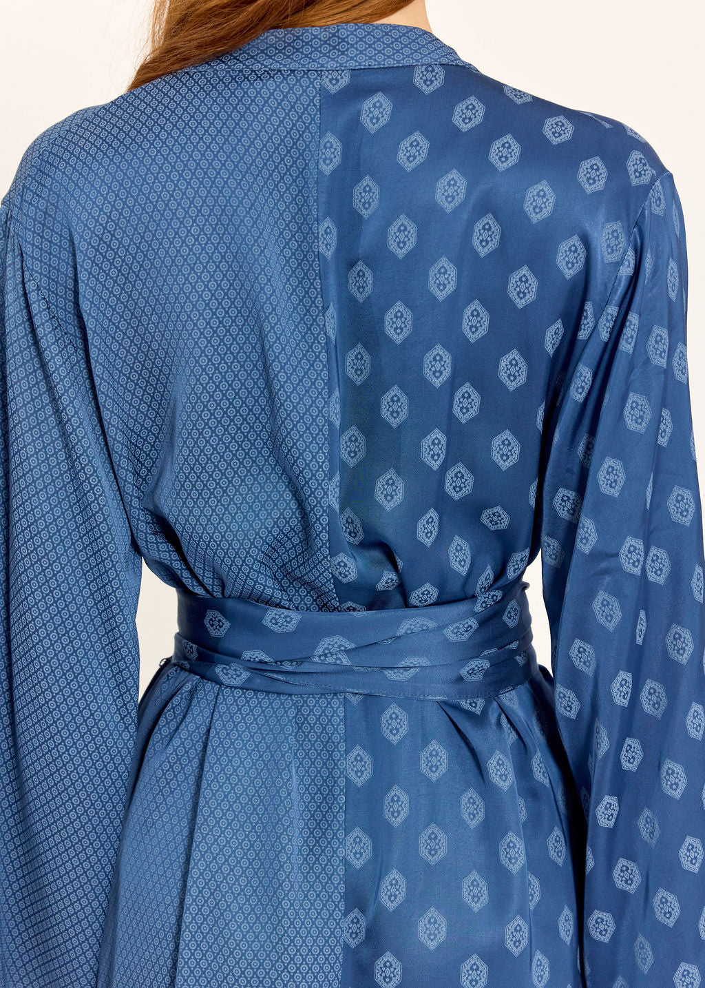 ROBE MIDI BI-IMPRIMÉE AMAYA OCEAN