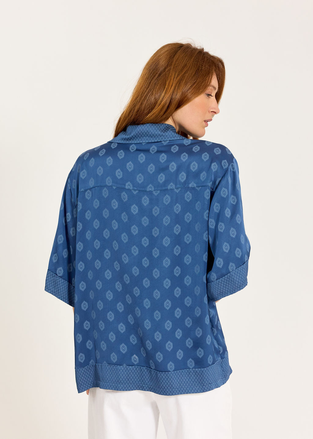 CHEMISE BI-IMPRIMÉE AYUMI OCEAN