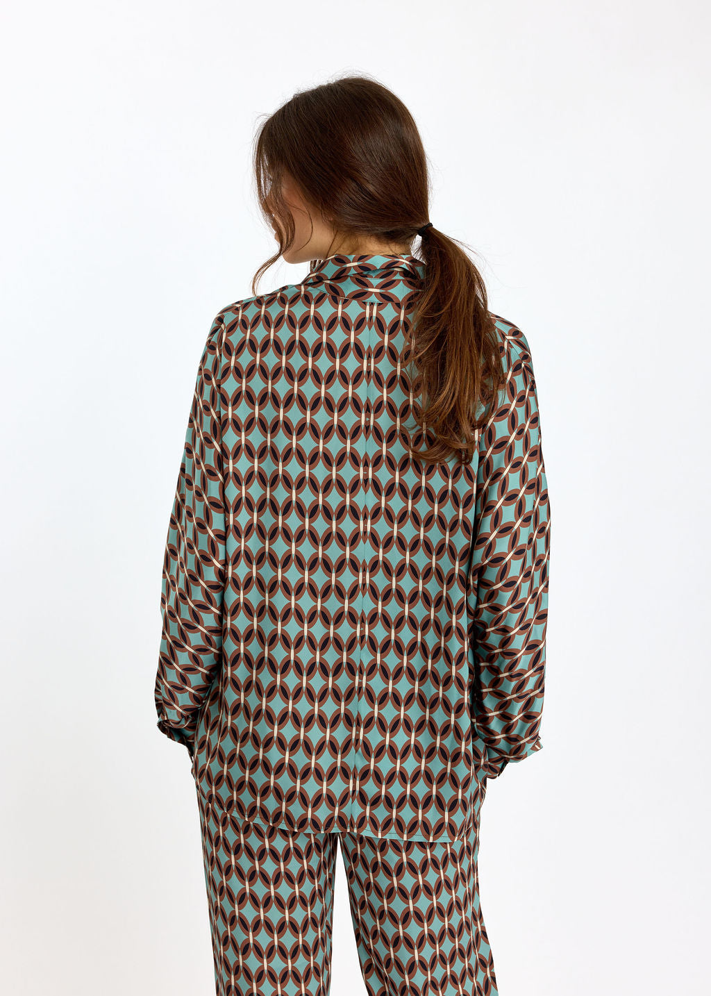 CHEMISE SOUPLE IMPRIMÉE JULIE CRAVATE