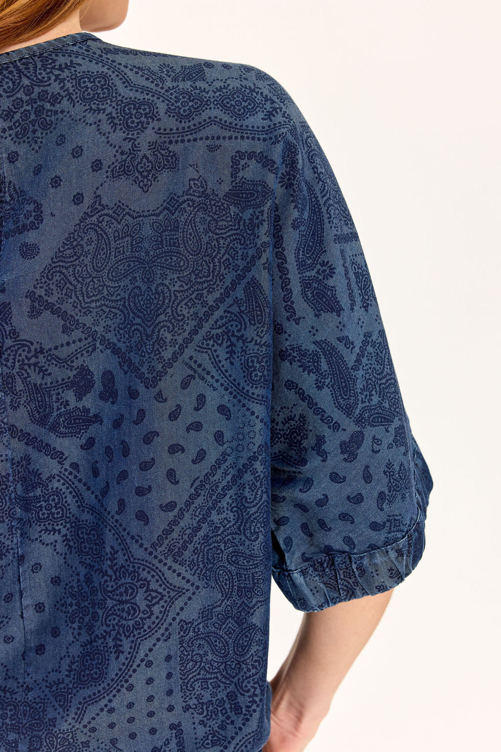 TOP EN LYOCELL DENIM IMPRIMÉ REMO DENIM