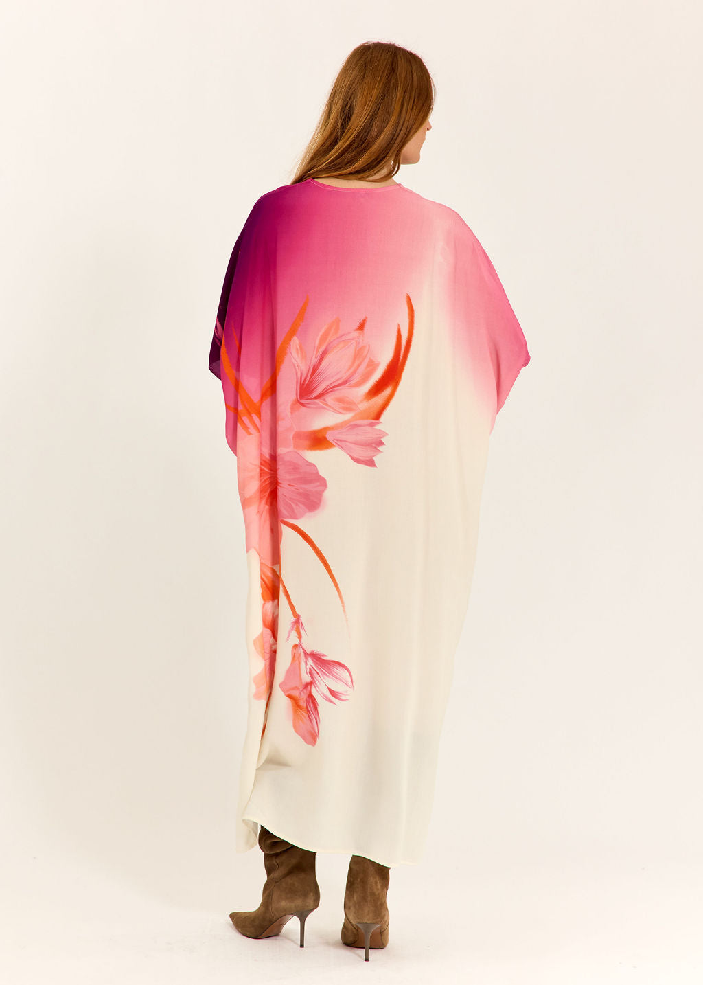 ROBE STYLE CAFTAN IMPRIMÉE ALBA FLOWER