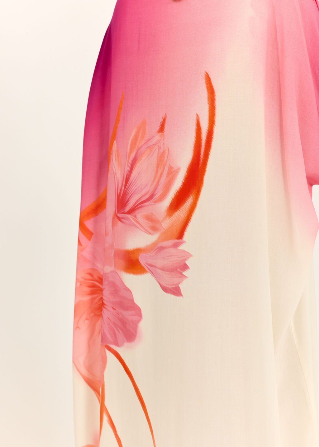 ROBE STYLE CAFTAN IMPRIMÉE ALBA FLOWER