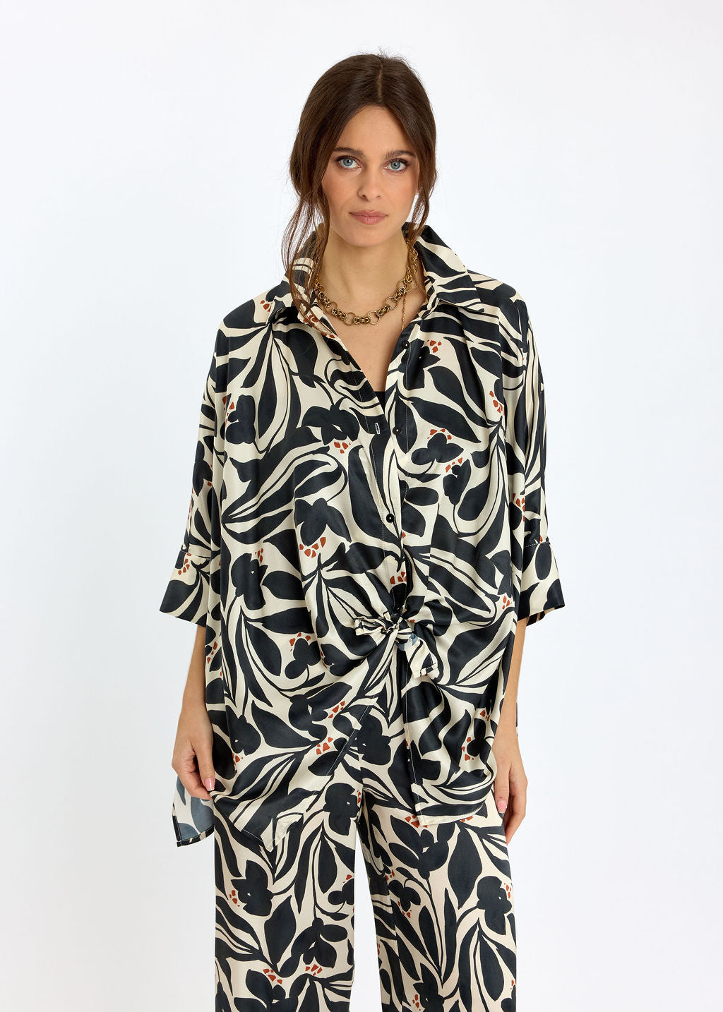 CHEMISE AMPLE IMPRIMÉE MONTI/EL SQUARE