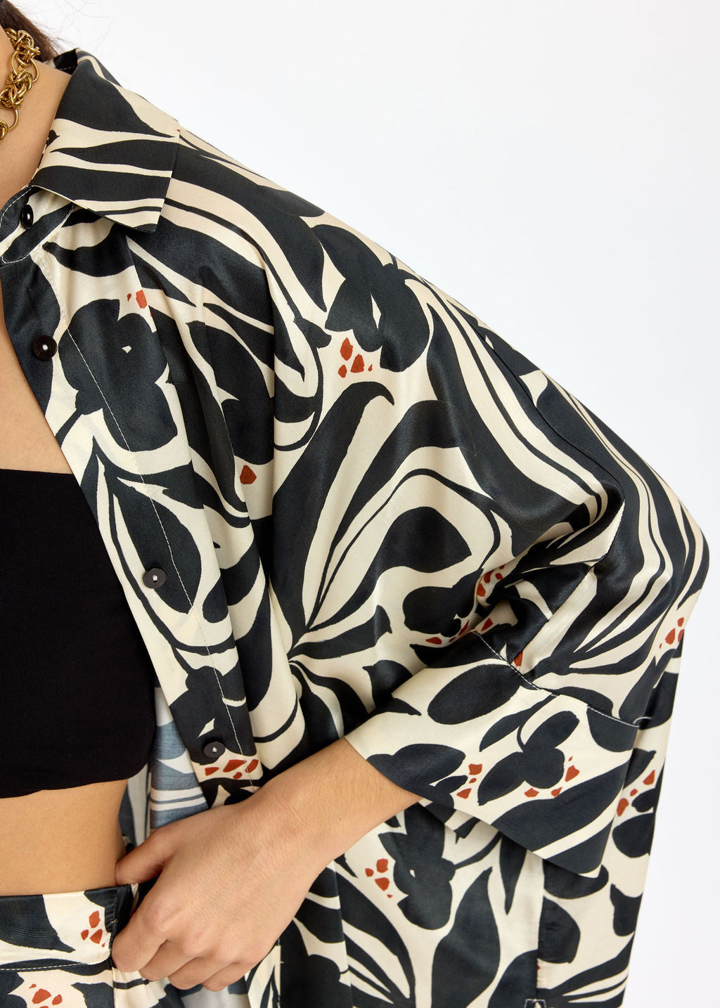 CHEMISE AMPLE IMPRIMÉE MONTI/EL SQUARE