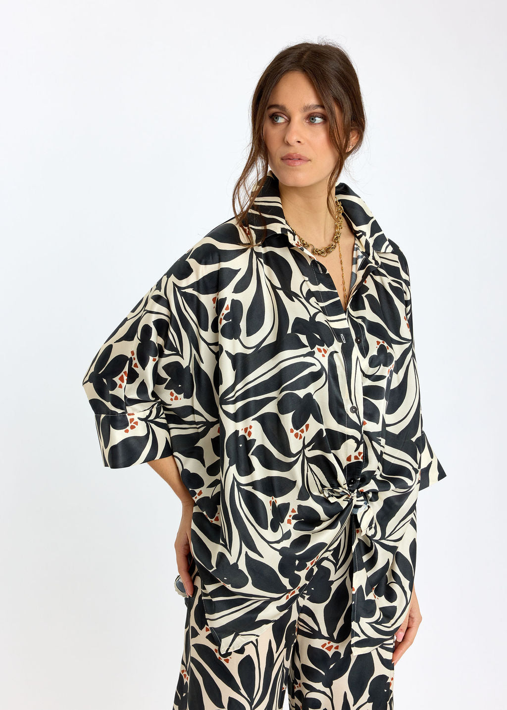 CHEMISE AMPLE IMPRIMÉE MONTI/EL SQUARE