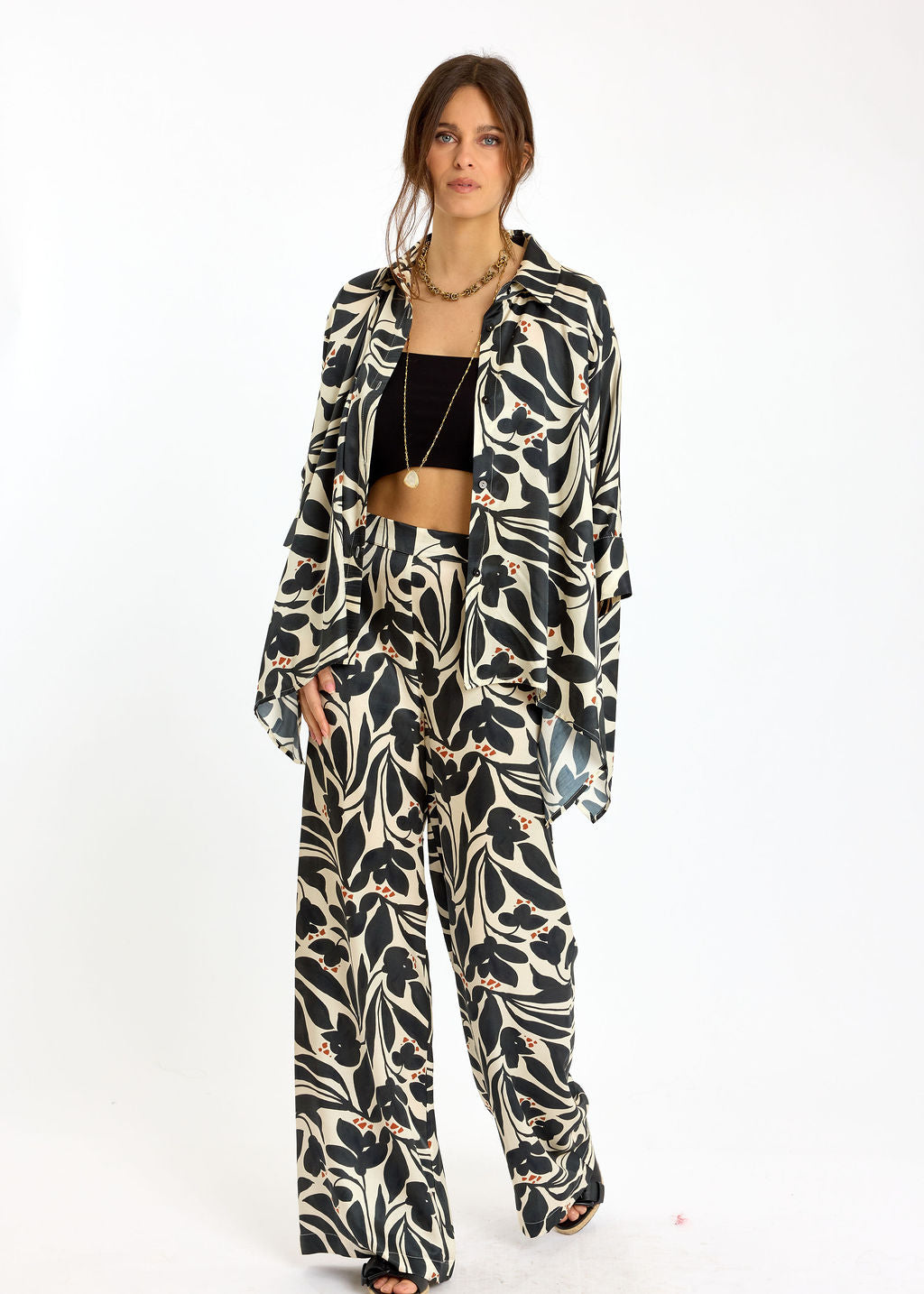 CHEMISE AMPLE IMPRIMÉE MONTI/EL SQUARE