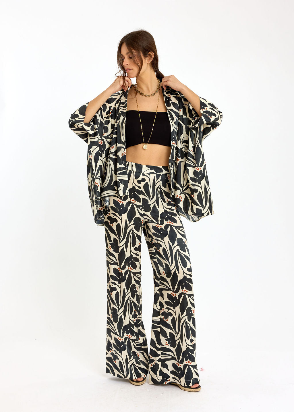 CHEMISE AMPLE IMPRIMÉE MONTI/EL SQUARE