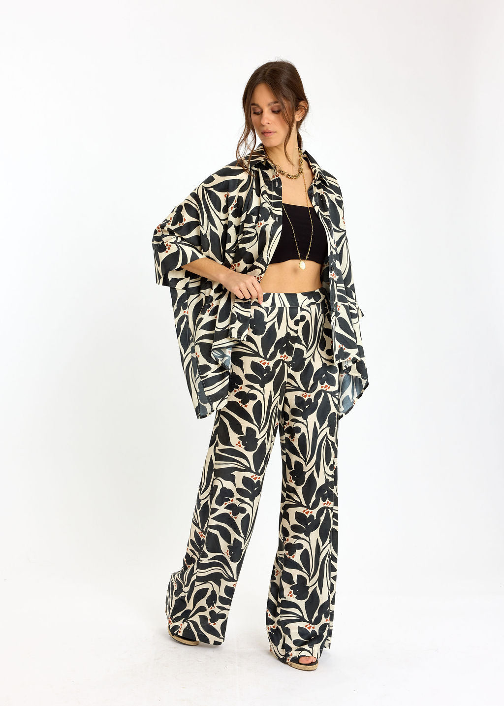 CHEMISE AMPLE IMPRIMÉE MONTI/EL SQUARE