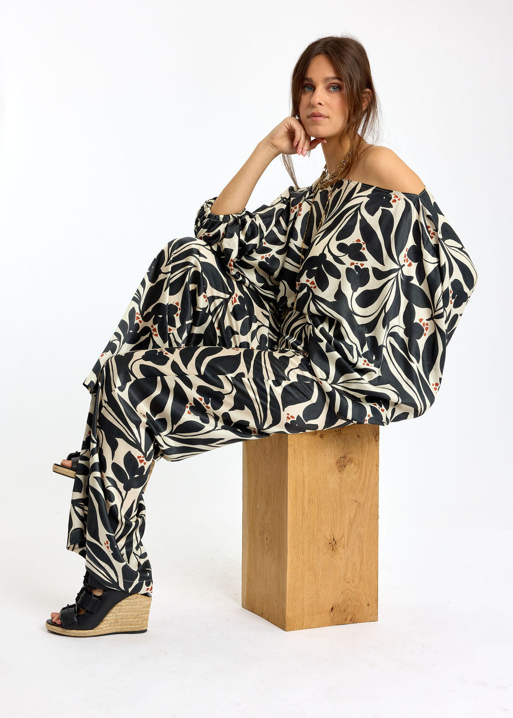TOP OVERSIZE IMPRIMÉ ODA SQUARE