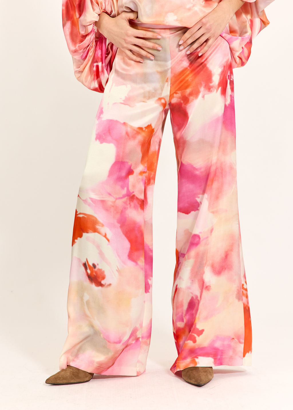 PANTALON DROIT IMPRIMÉ RIZZI PASTEL