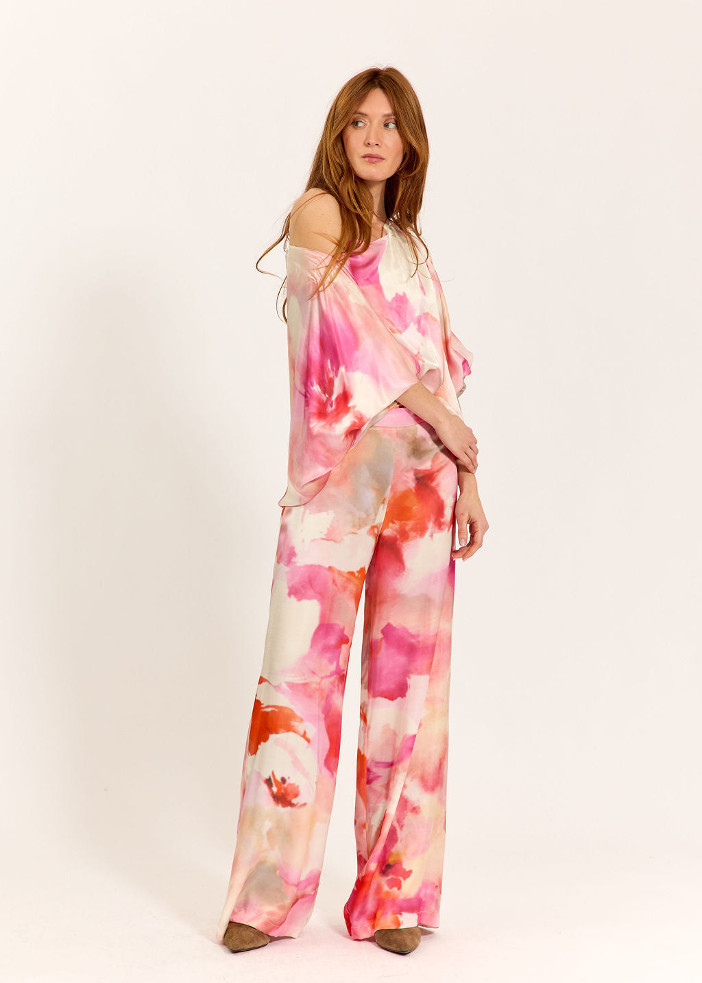 PANTALON DROIT IMPRIMÉ RIZZI PASTEL