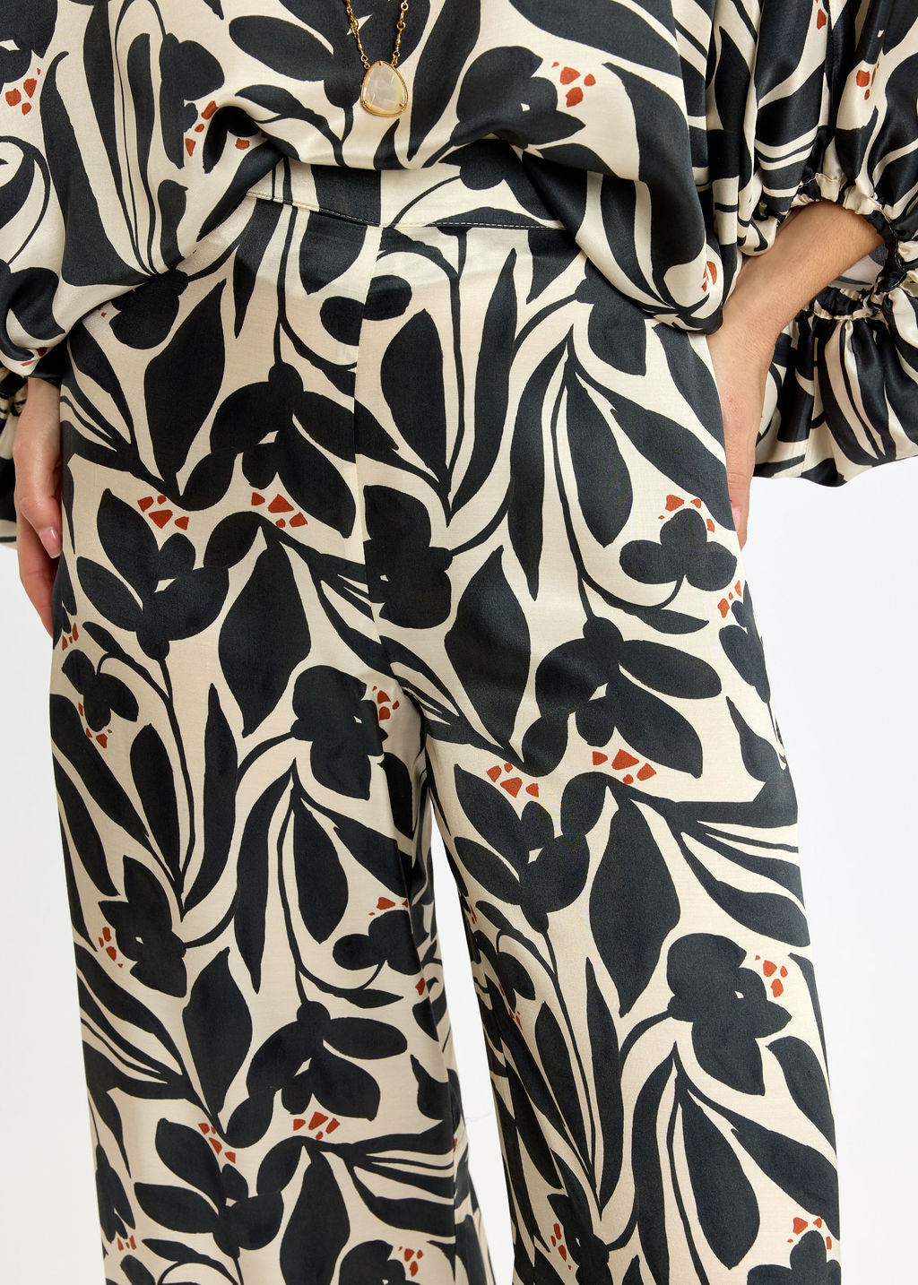 PANTALON FLUIDE IMPRIMÉ RIZZI SQUARE