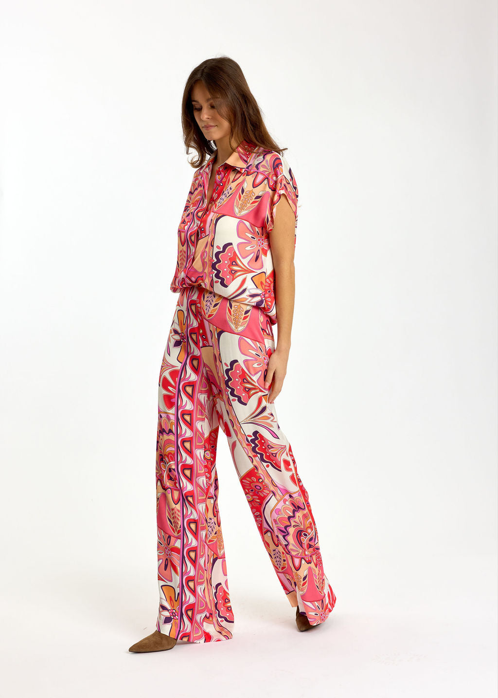 CHEMISE SANS MANCHES IMPRIMÉE SAB ROSA