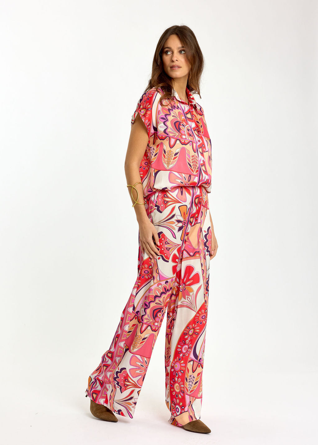 CHEMISE SANS MANCHES IMPRIMÉE SAB ROSA