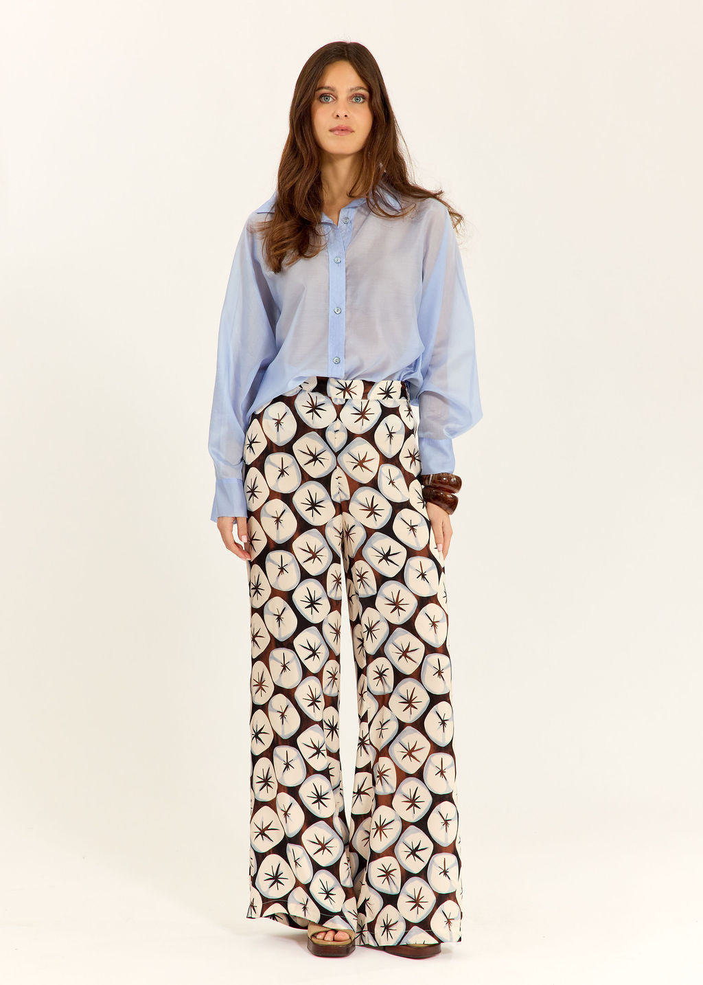 CHEMISE AMPLE EN LYOCELL SADIA CIEL