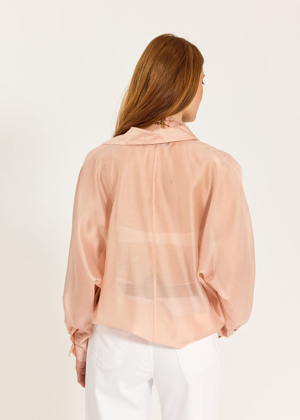CHEMISE AMPLE EN LYOCELL SADIA SALMON