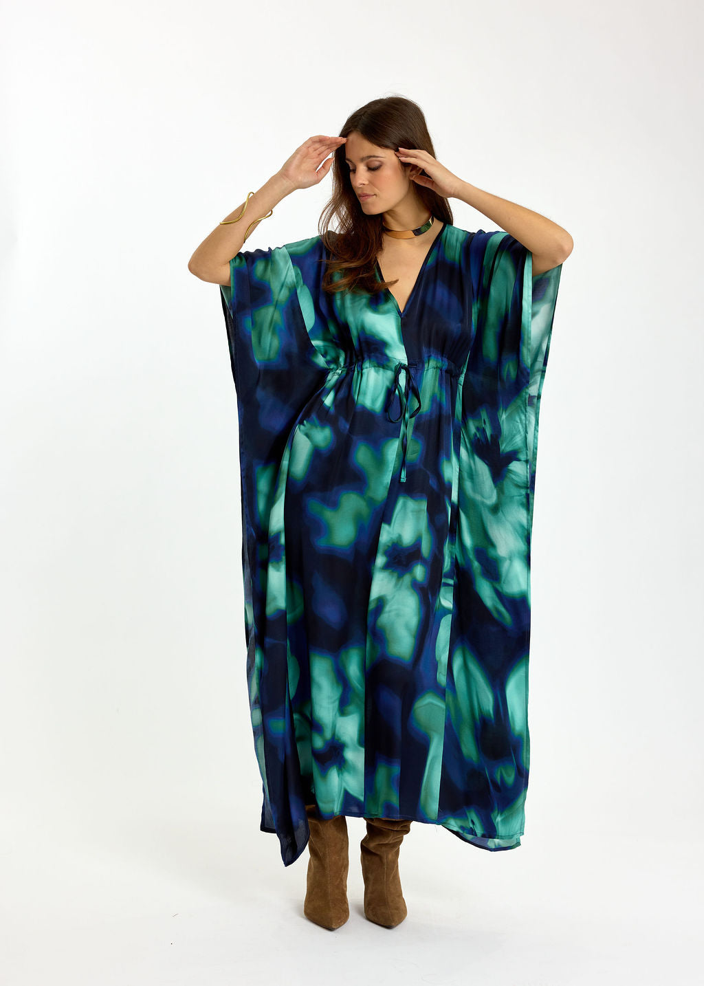 ROBE ESPRIT CAFTAN AMALFI BLUE