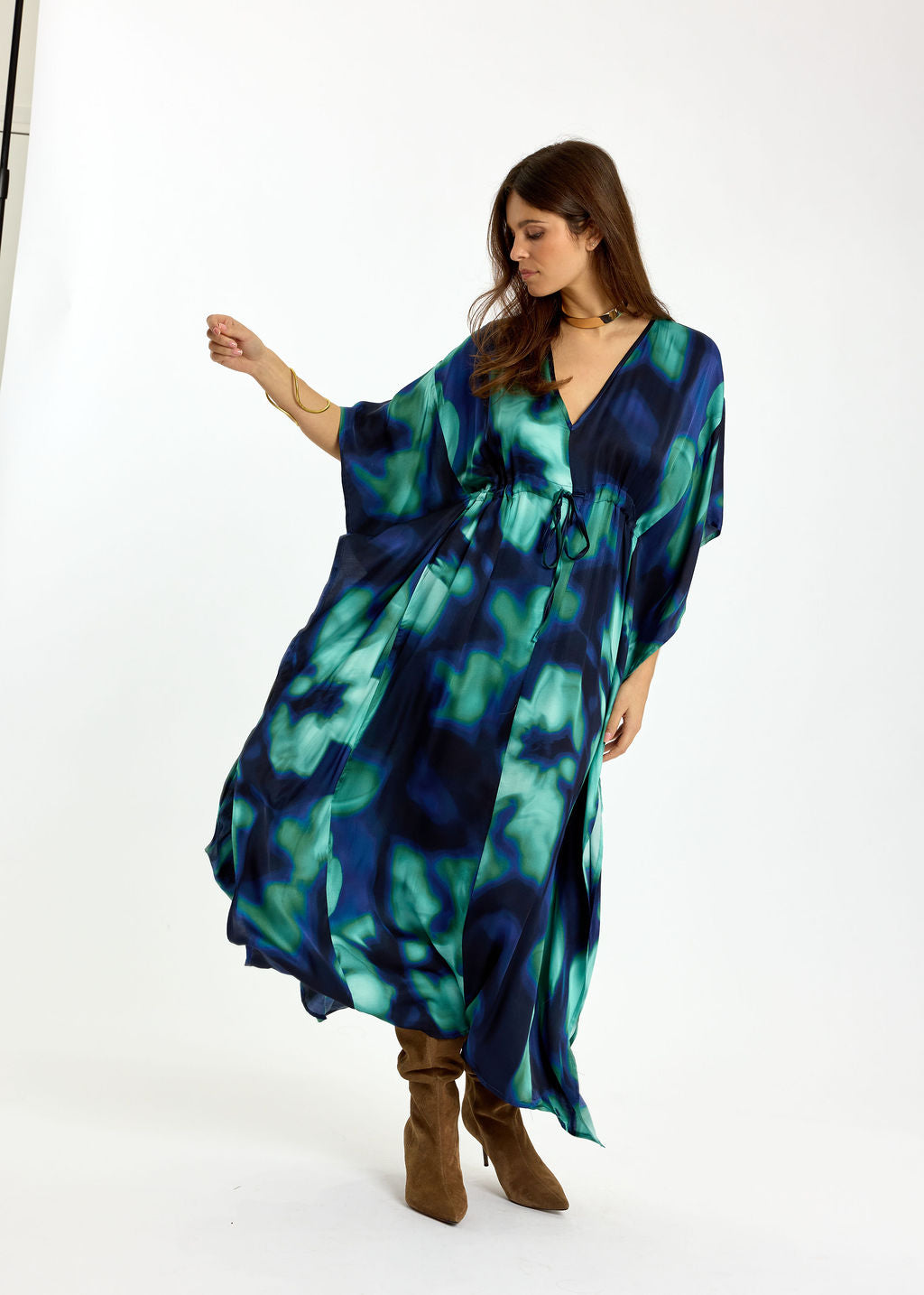 ROBE ESPRIT CAFTAN AMALFI BLUE