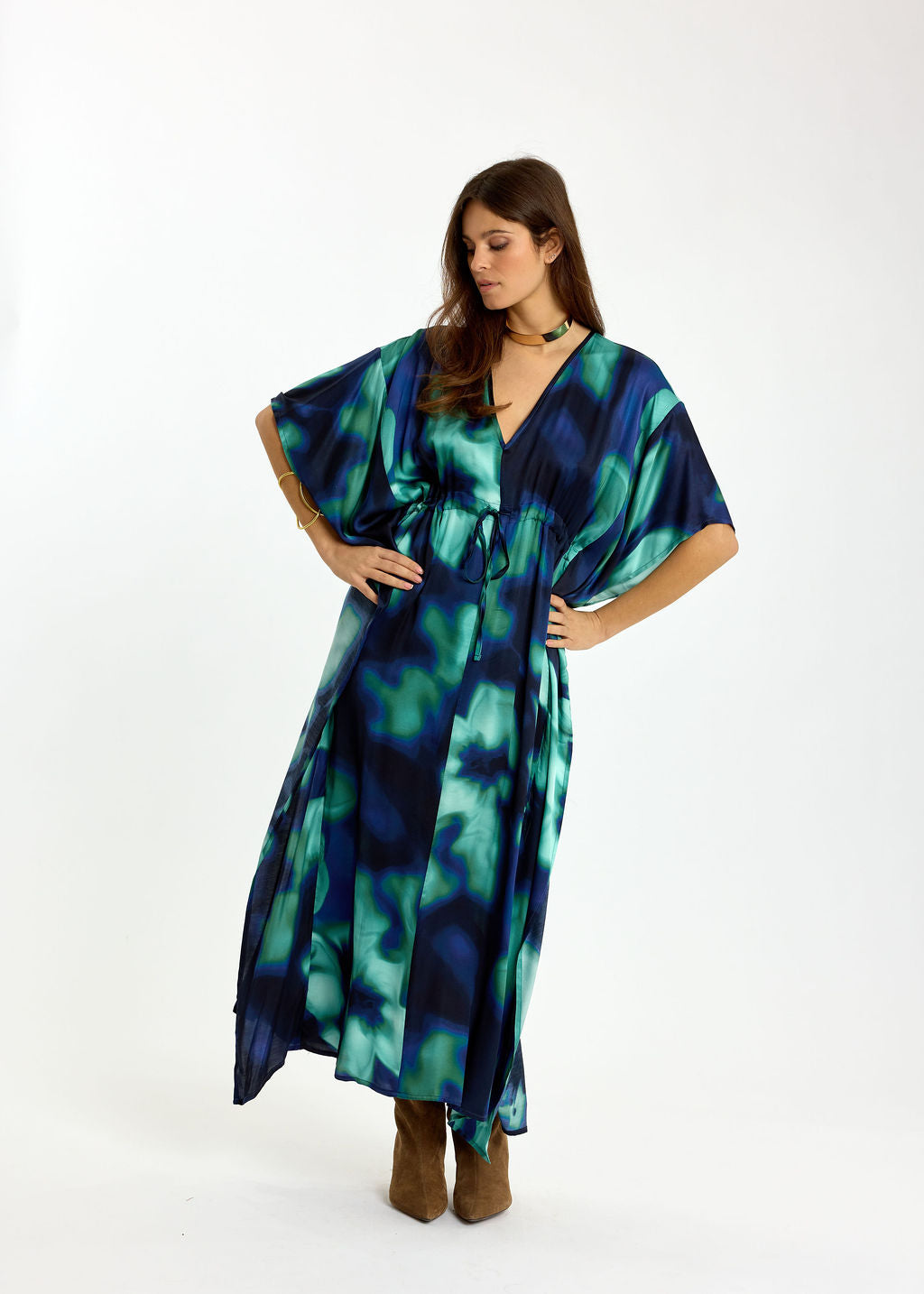 ROBE ESPRIT CAFTAN AMALFI BLUE