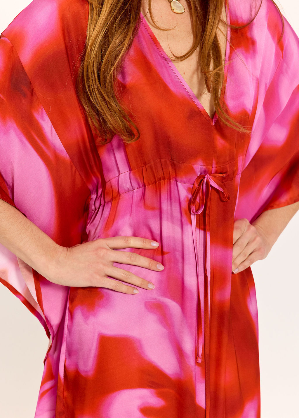 ROBE ESPRIT CAFTAN AMALFI ROSA