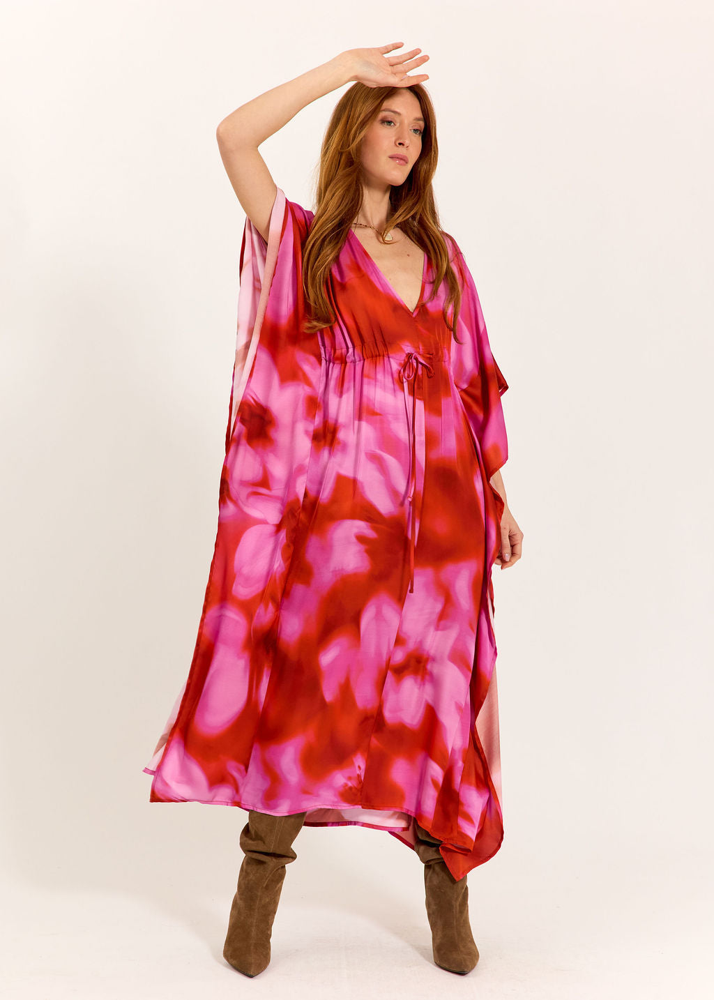 ROBE ESPRIT CAFTAN AMALFI ROSA