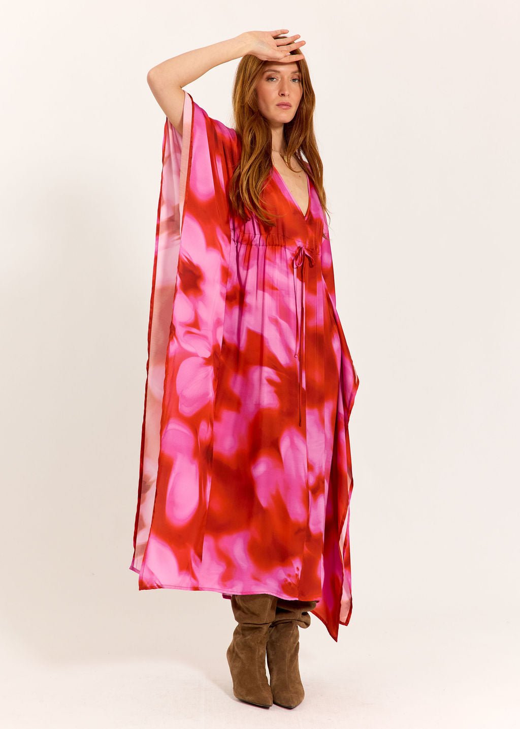 ROBE ESPRIT CAFTAN AMALFI ROSA