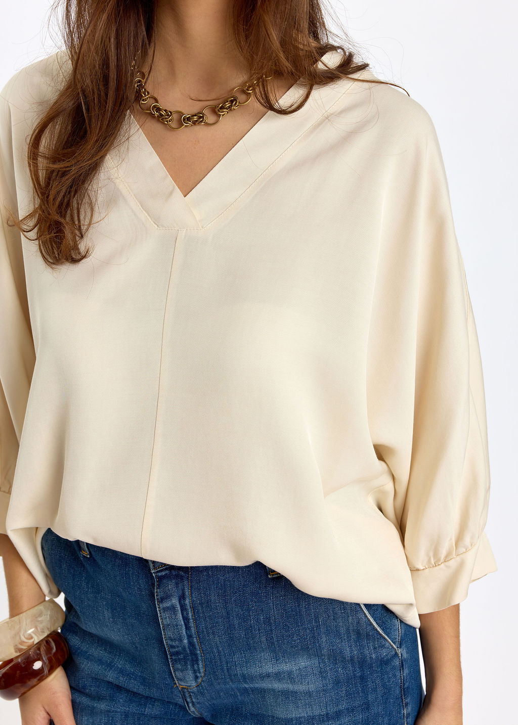 TOP AMPLE FERDI ECRU