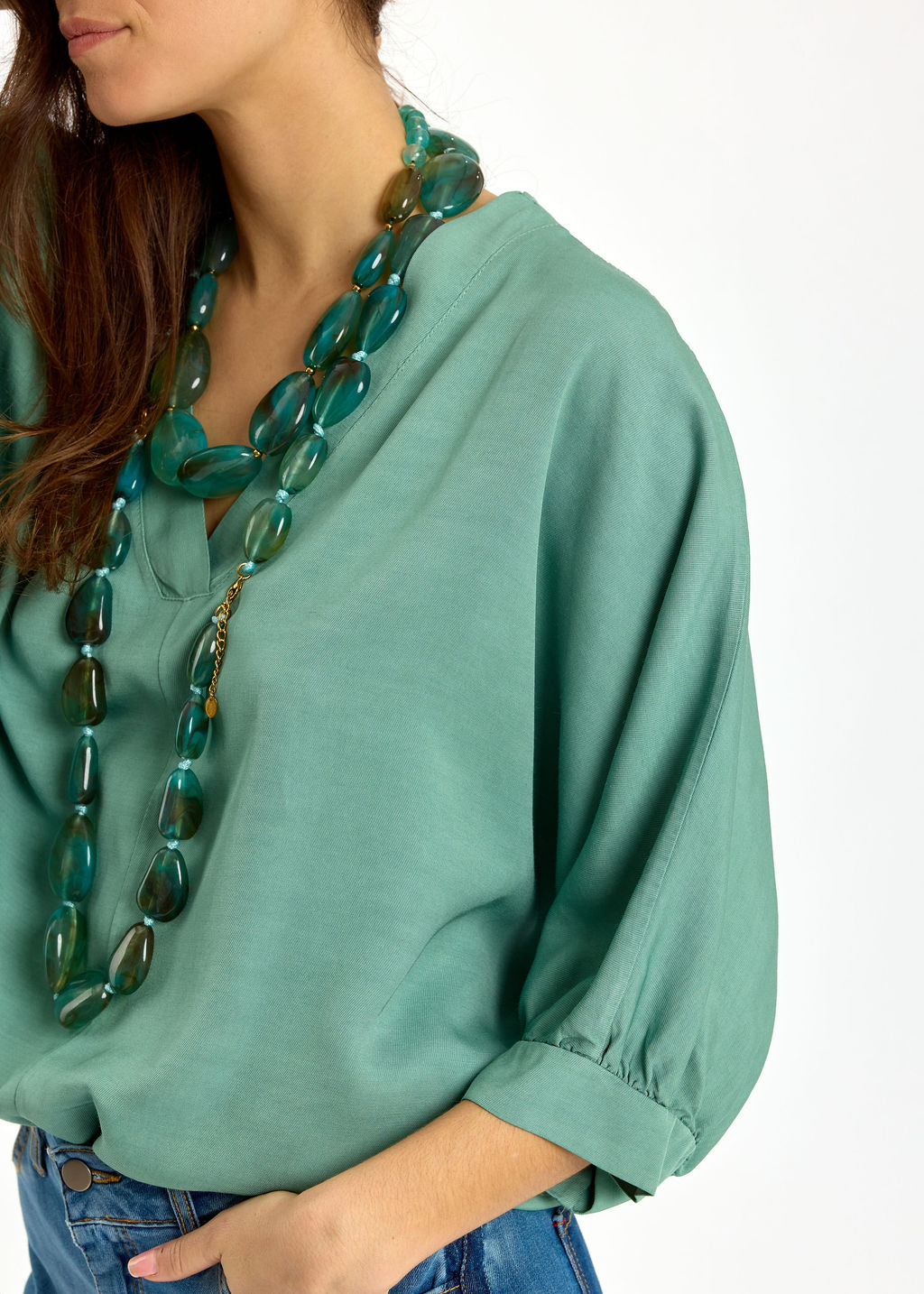 TOP AMPLE FERDI VERDE