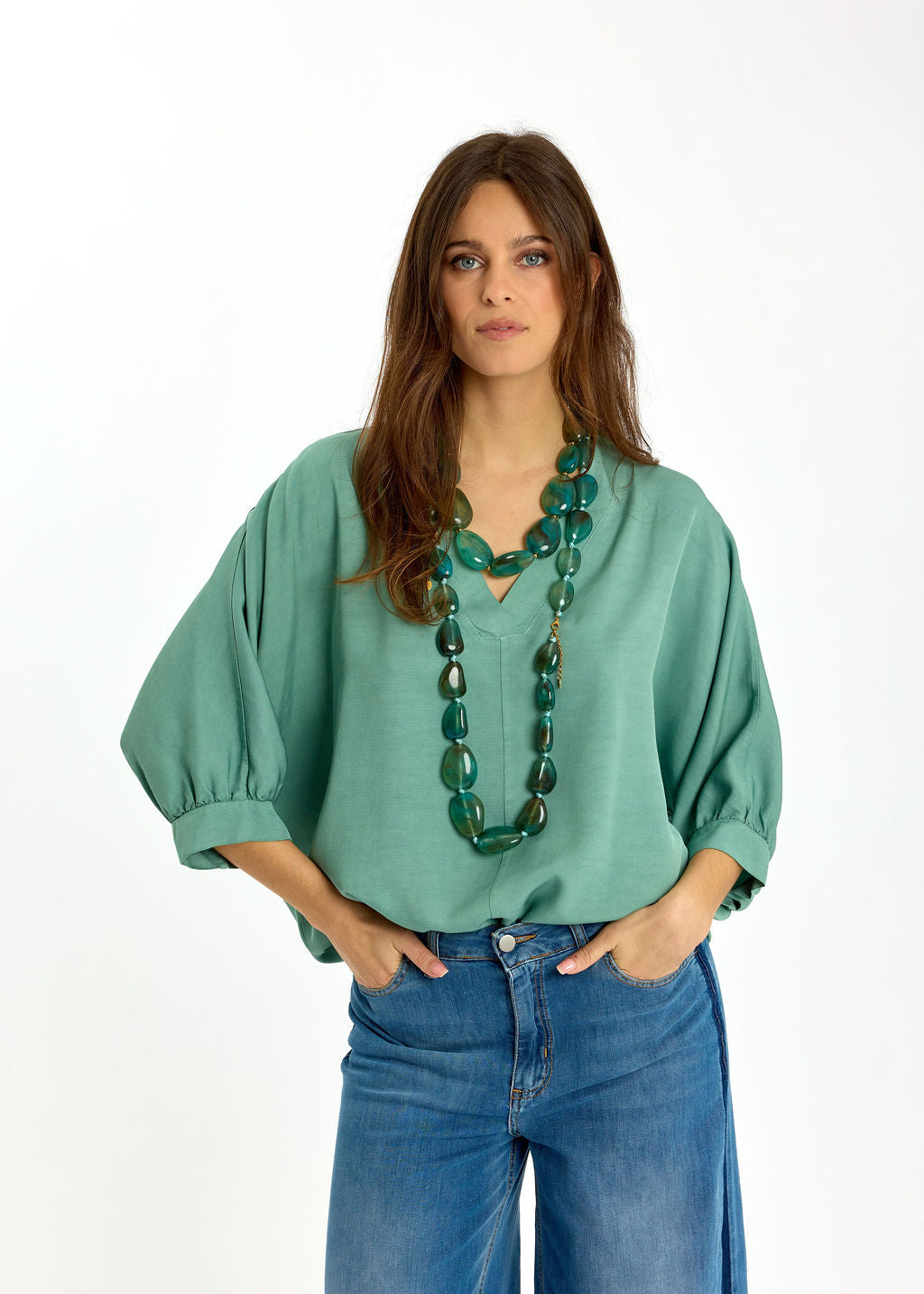 TOP AMPLE FERDI VERDE