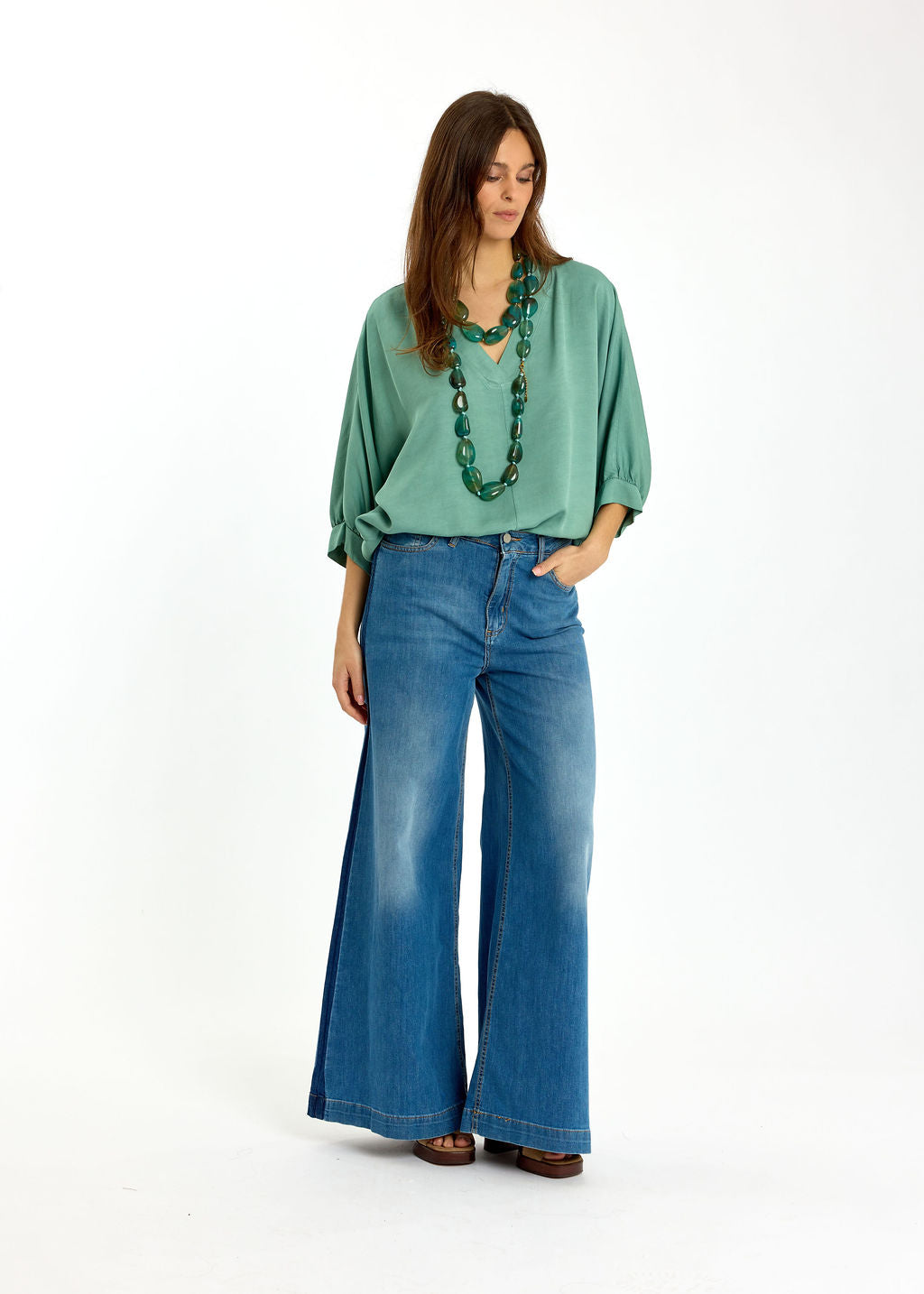 TOP AMPLE FERDI VERDE