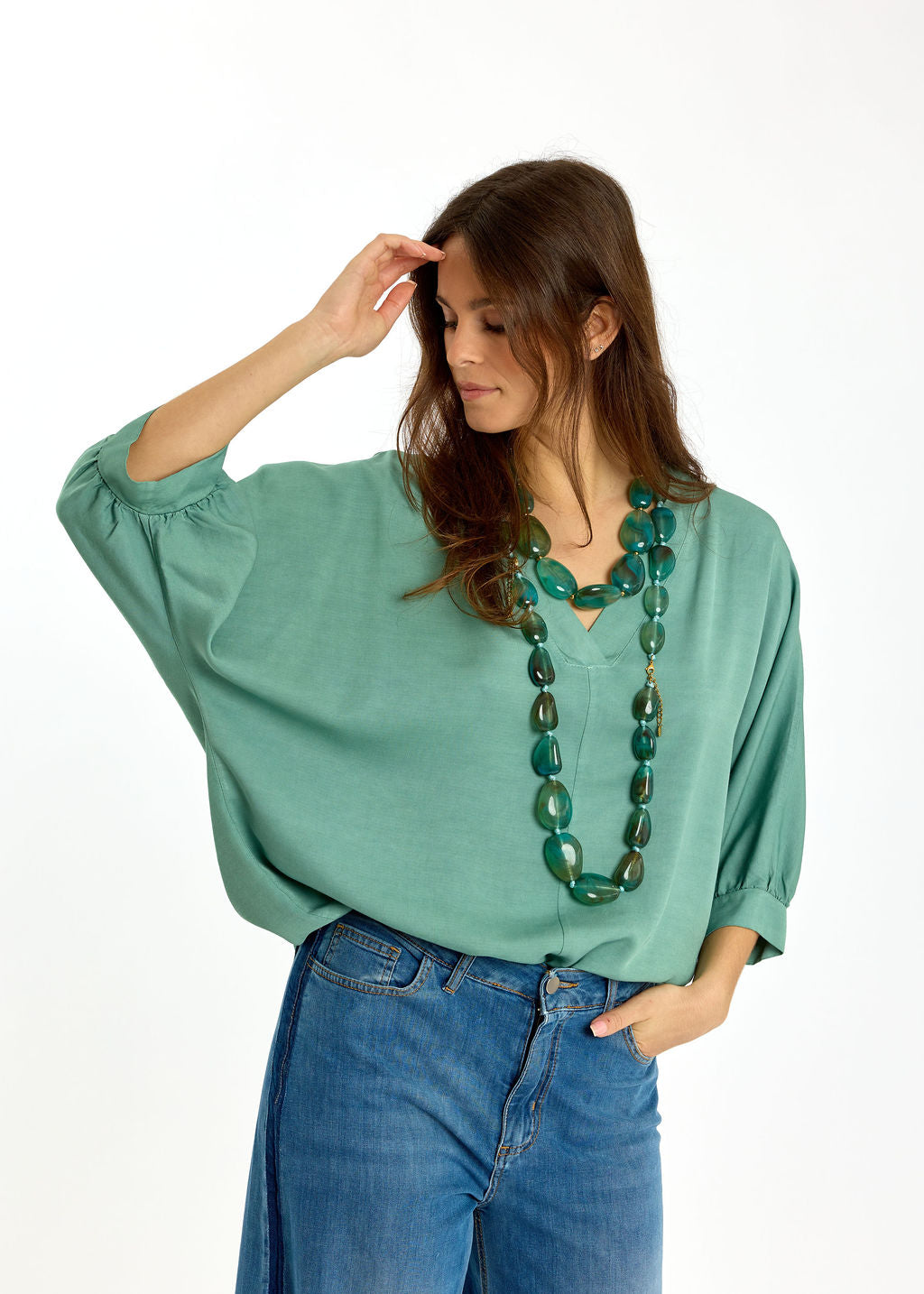 TOP AMPLE FERDI VERDE