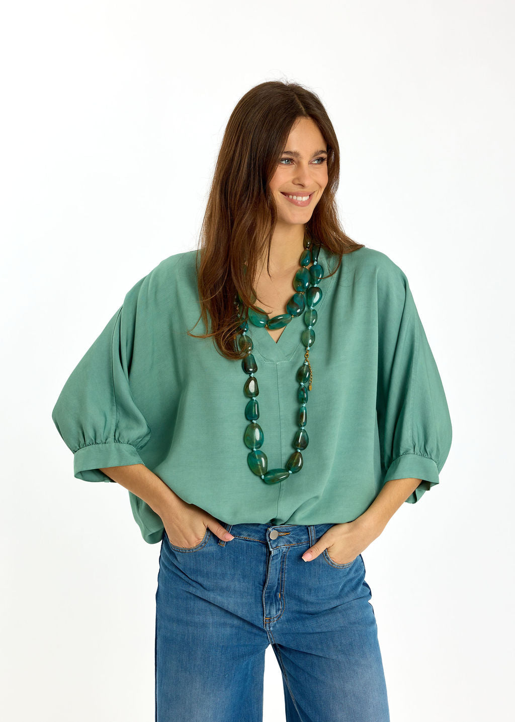 TOP AMPLE FERDI VERDE