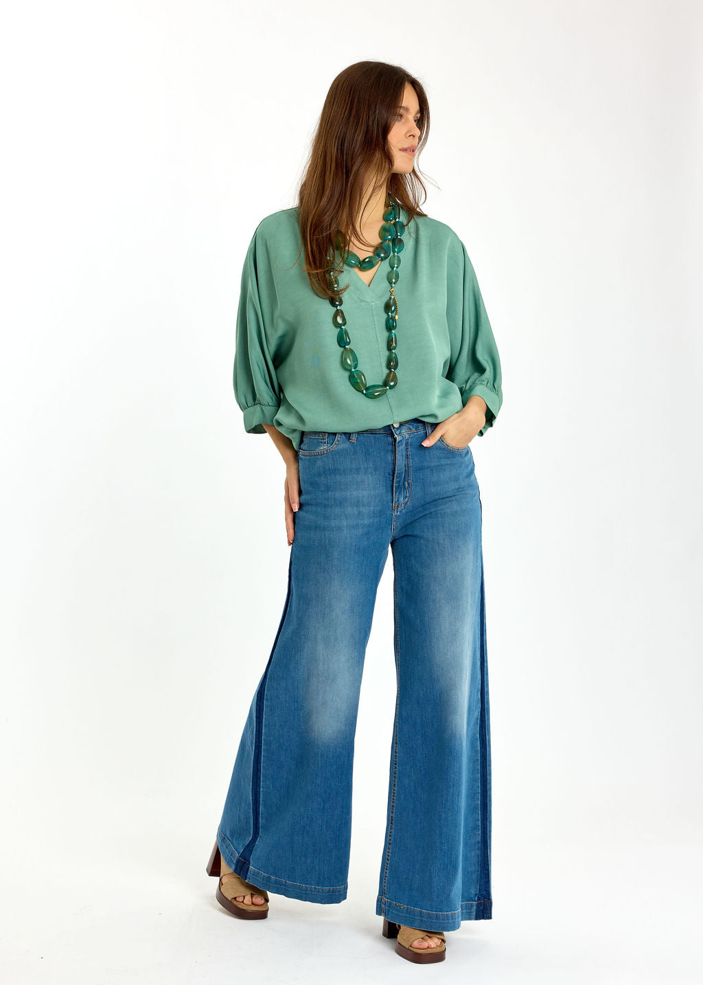 TOP AMPLE FERDI VERDE