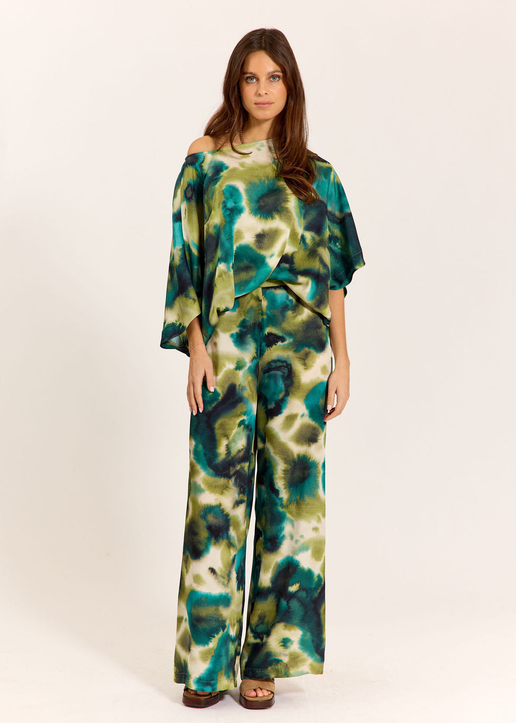 PANTALON FLUIDE IMPRIMÉ LOTIE GARDEN