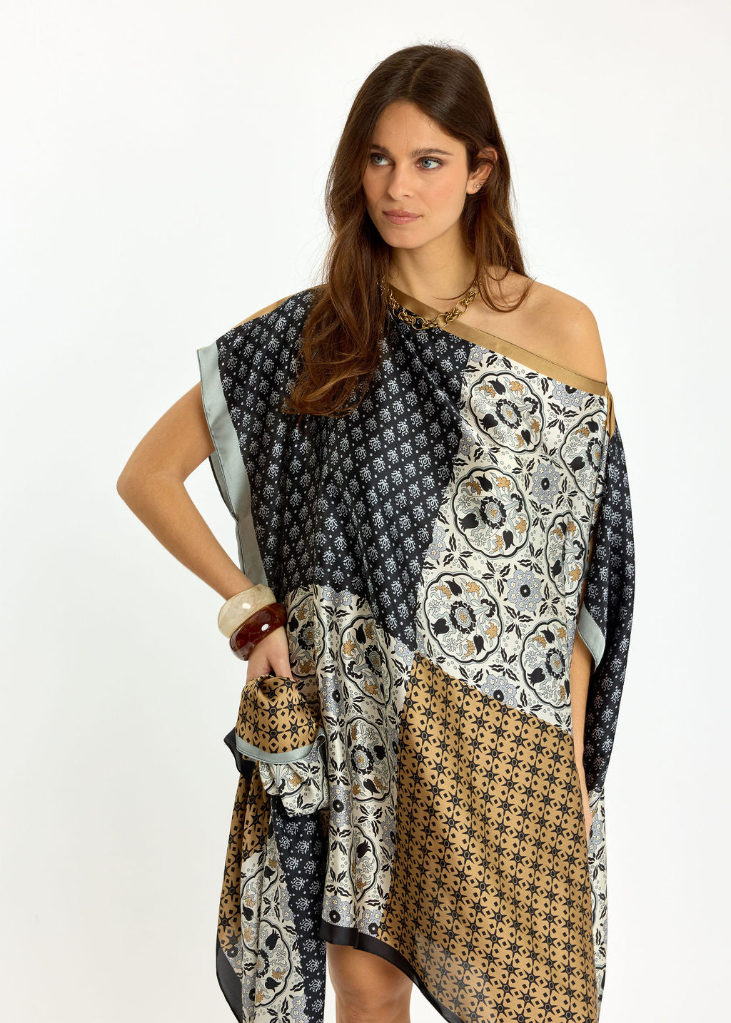 TUNIQUE COURTE MYLOS PATCH