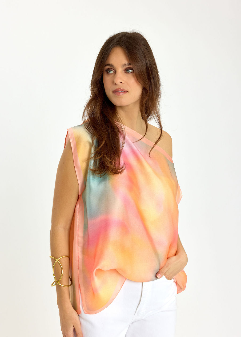 TOP A ENCOLURE BATEAU PAROSS PASTEL