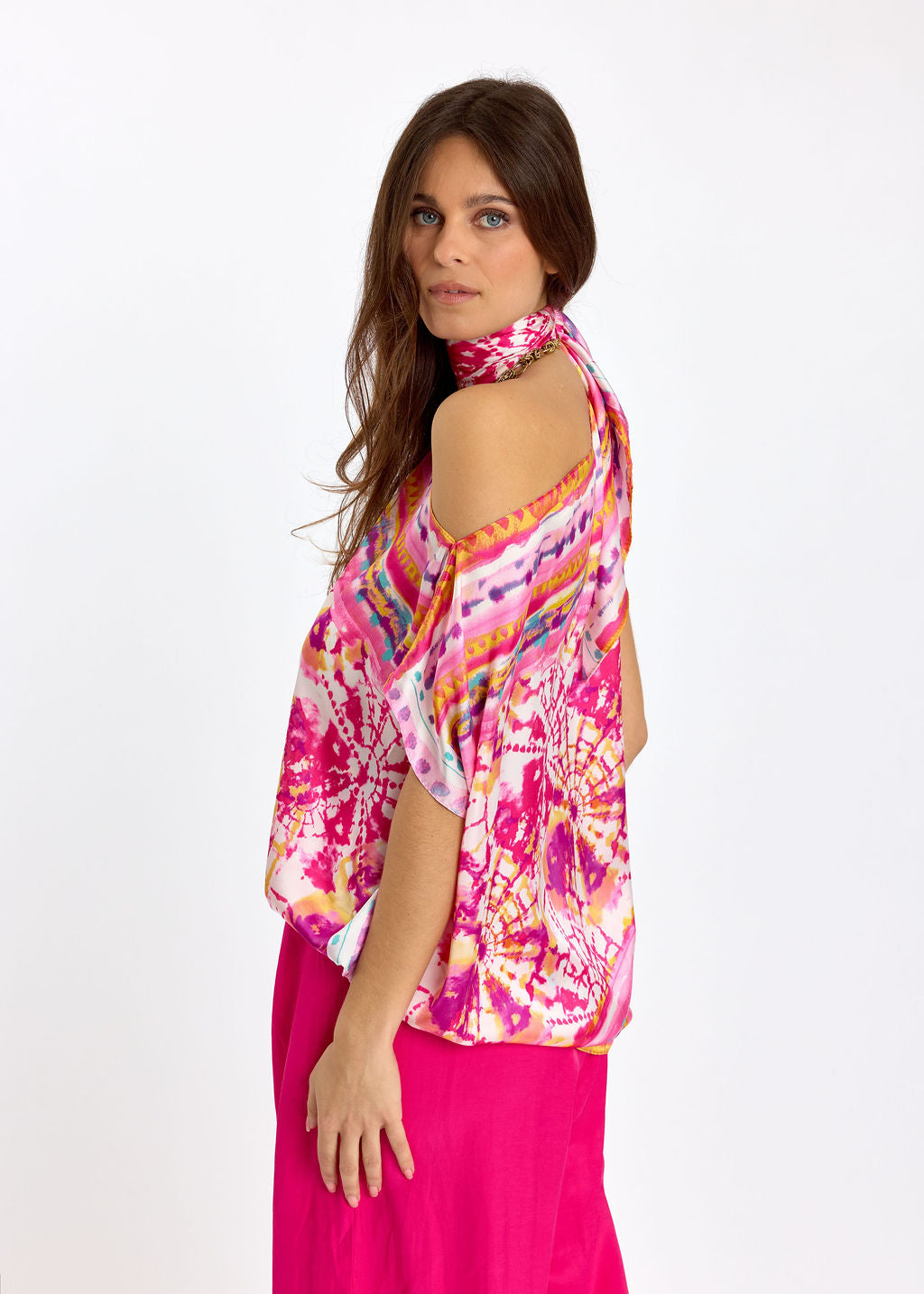 TOP À ENCOLURE BATEAU PAROSS TIE AND DYE