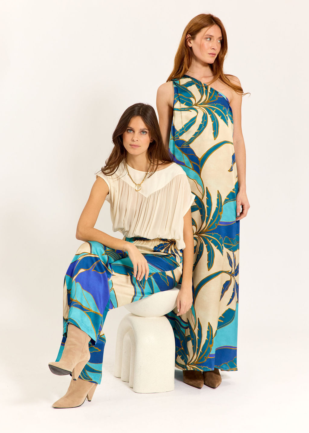 PANTALON FLUDE IMPRIMÉ LOLE TURKIS