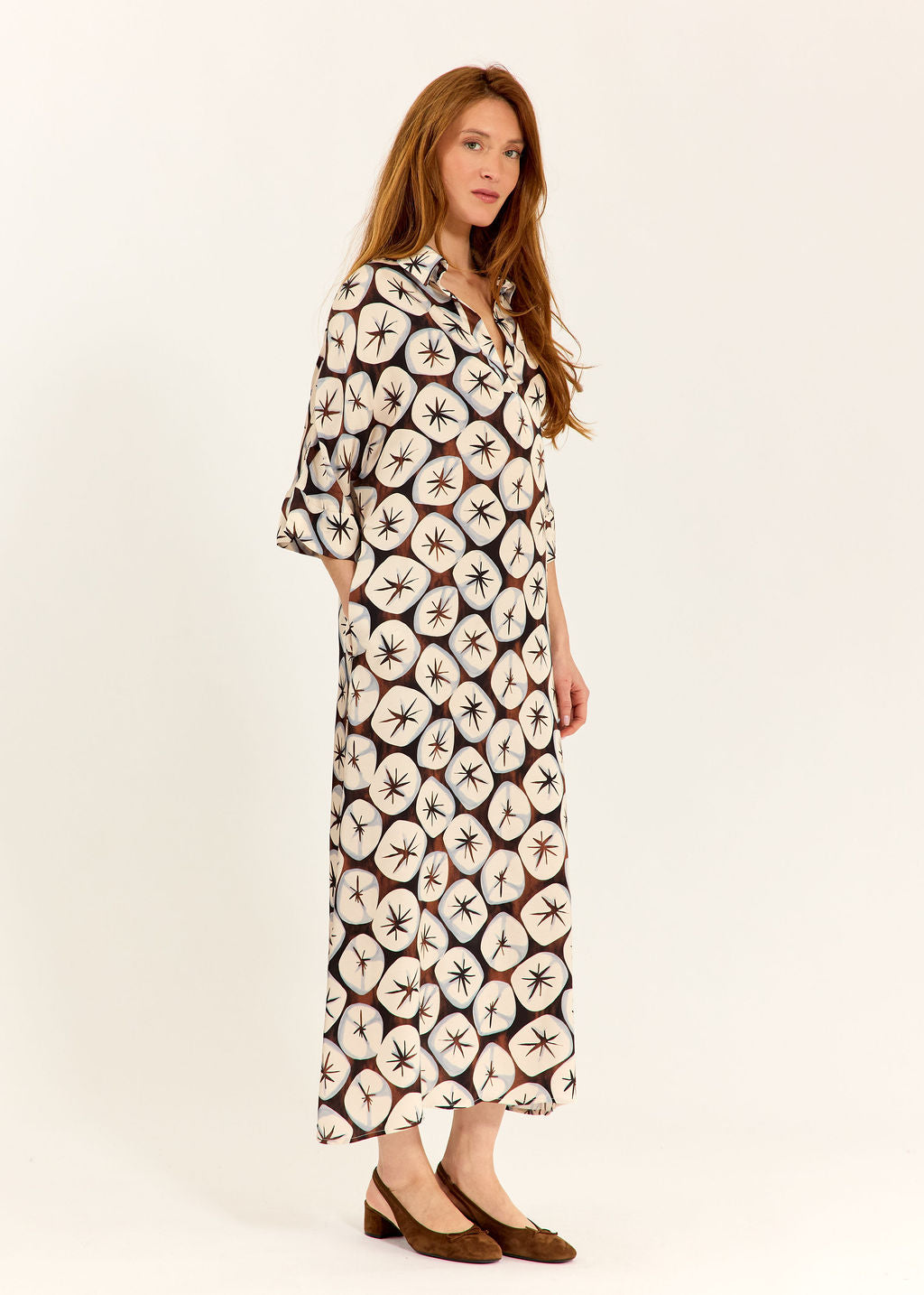 ROBE LONGUE IMPRIMÉE NOF CIELO